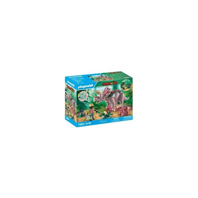 Triceratopo e cucciolo Dinos PLAYMOBIL