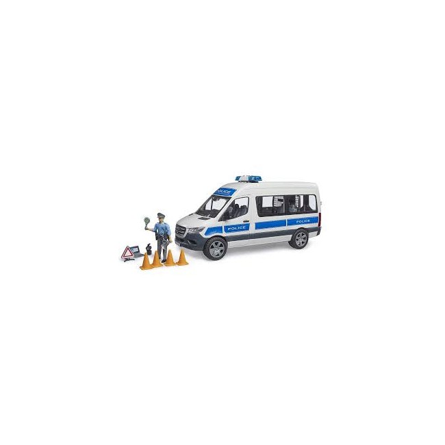 Pullman Polizia luci e suoni Bruder...