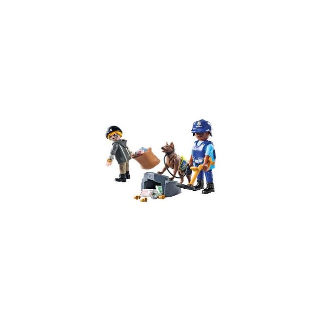 Unità cinofila e ladro Playmobil 71731