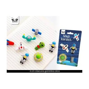 Set 4 gommine spazio MOOD