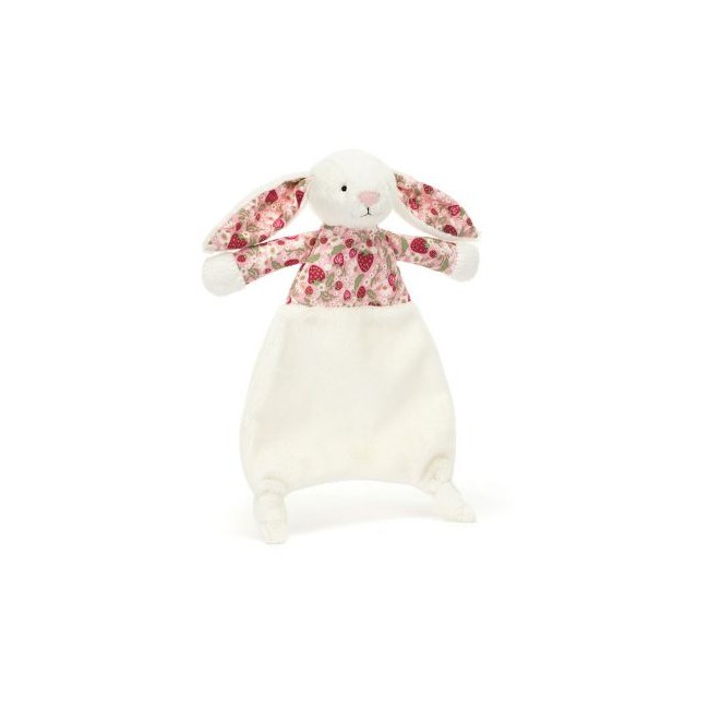 Coniglietto doudou di peluche bianco...