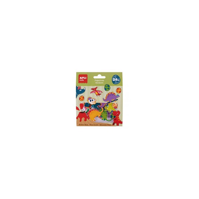 Stickers avventura dinosauri 24 pezzi...