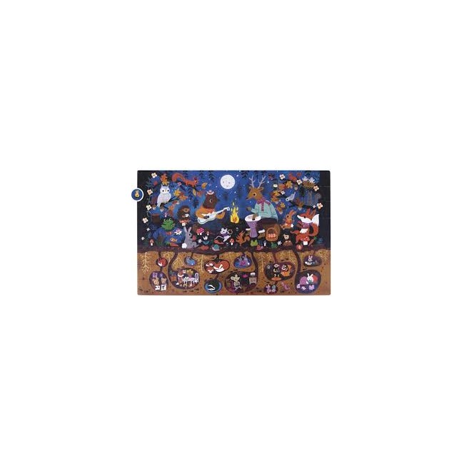 Puzzle 104 pezzi animali della...