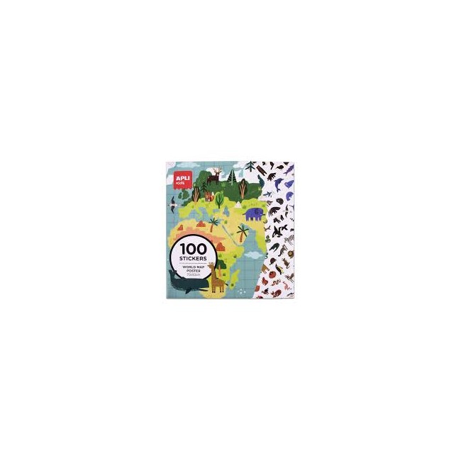 100 stickers + poster 50x70 cm....