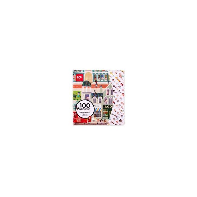 100 stickers + poster 50x70 cm. Vita...