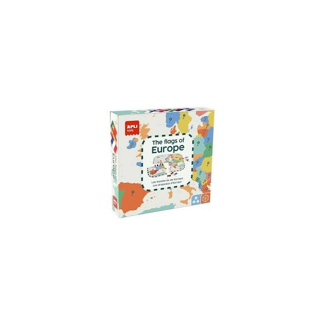 Puzzle bandiere d'Europa - APLI KIDS