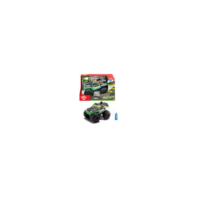 Rowdy Rocker Monster Truck verde e...