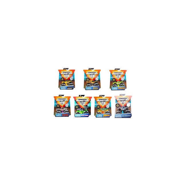 MONSTER JAM Blister veicoli metallo...
