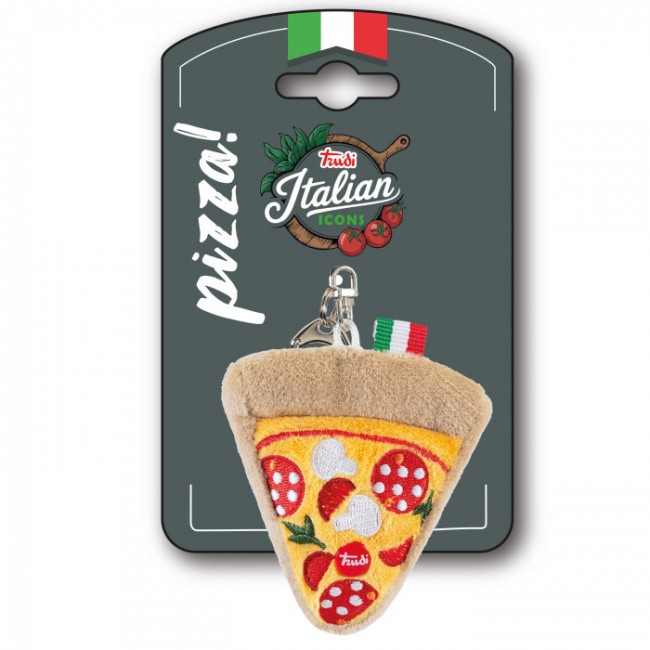 Pizza portachiavi di peluche Italian...