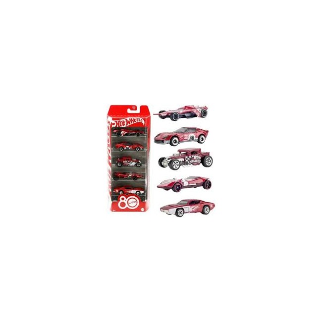 Hot Wheels 80th anniversario set 5...