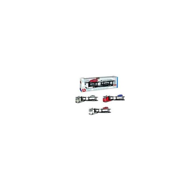 Bisarca con rimorchio con auto 1:43 -...