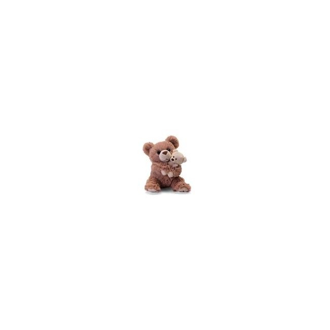 Orsetta e cucciolo di peluche 13 cm....