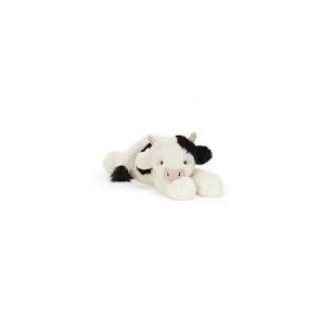 Mucca sdraiata di peluche...