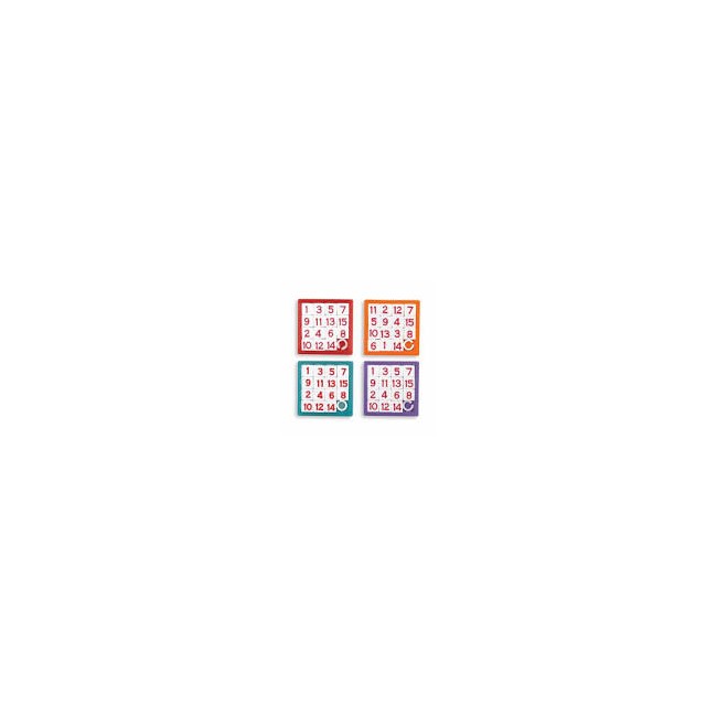 GIOCO DEL 15 - CONFEZIONE 4 PEZZI