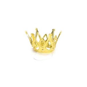 Corona oro in plastica