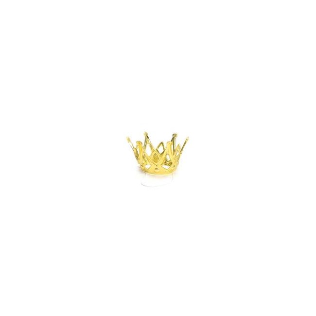 Corona oro in plastica