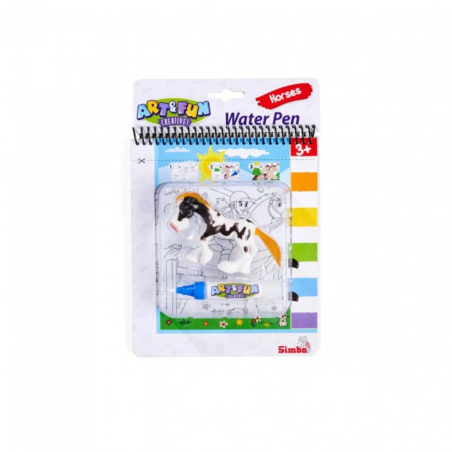 Libro ad acqua con cavallo