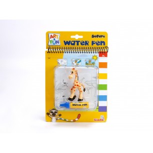Libro ad acqua con giraffa
