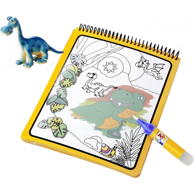 Libro ad acqua con dinosauro