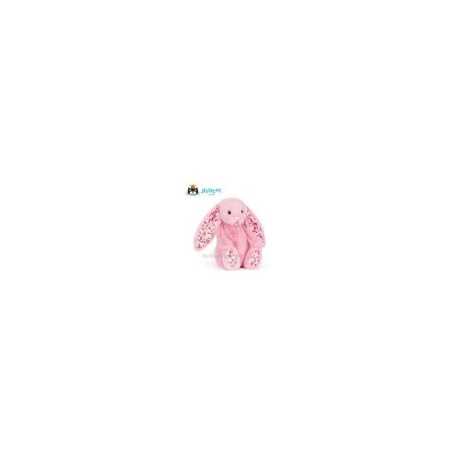 Coniglio rosa con orecchie fiorate di...