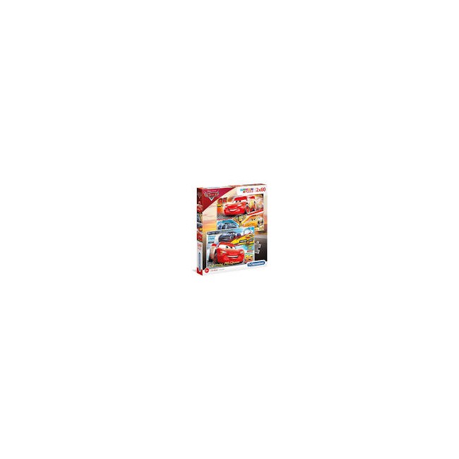 Puzzle supercolor auto Cars - 2 da 60...