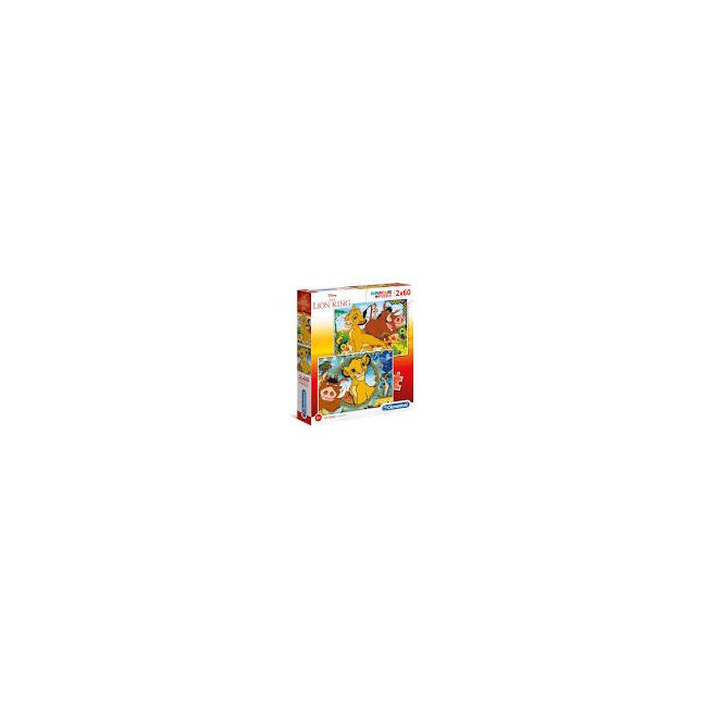 Puzzle Re Leone - 2 da 60 pezzi -...