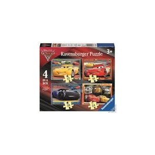 Puzzle 4 in uno Auto cars...