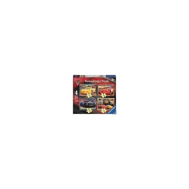Puzzle 4 in uno Auto cars per i piccoli