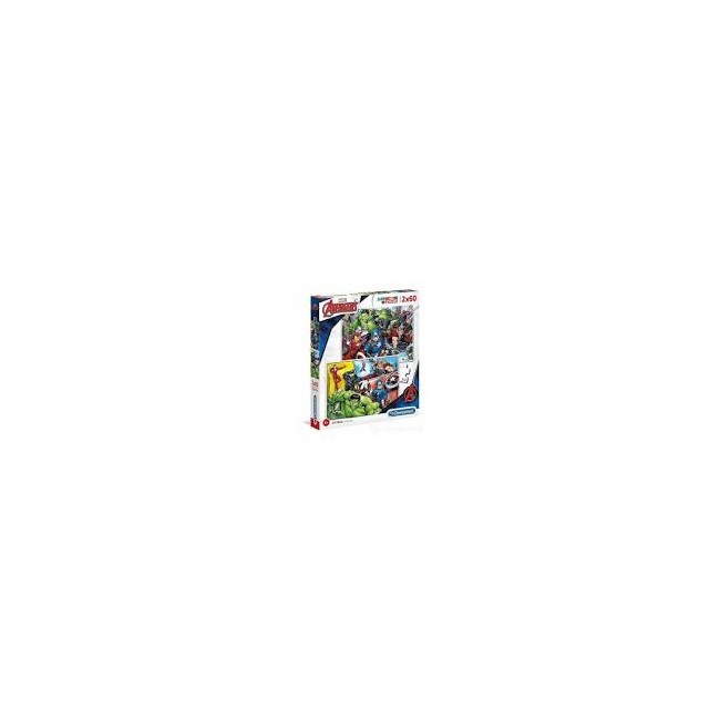 Puzzle Super Eroi - 2 x 60 pezzi...