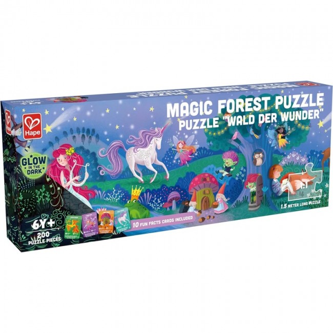 Puzzle foresta magica che si illumina...