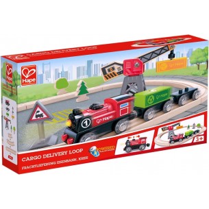 Pista con locomotiva a...