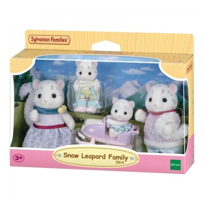 Famiglia leopardo delle nevi -...