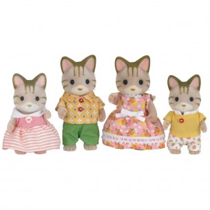 Famiglia gatto striato -... 2