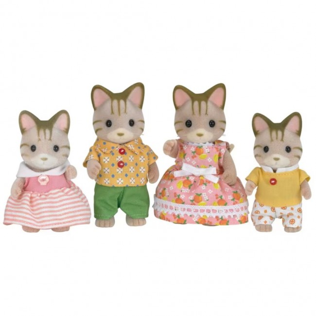 Famiglia gatto striato - Sylvanian...