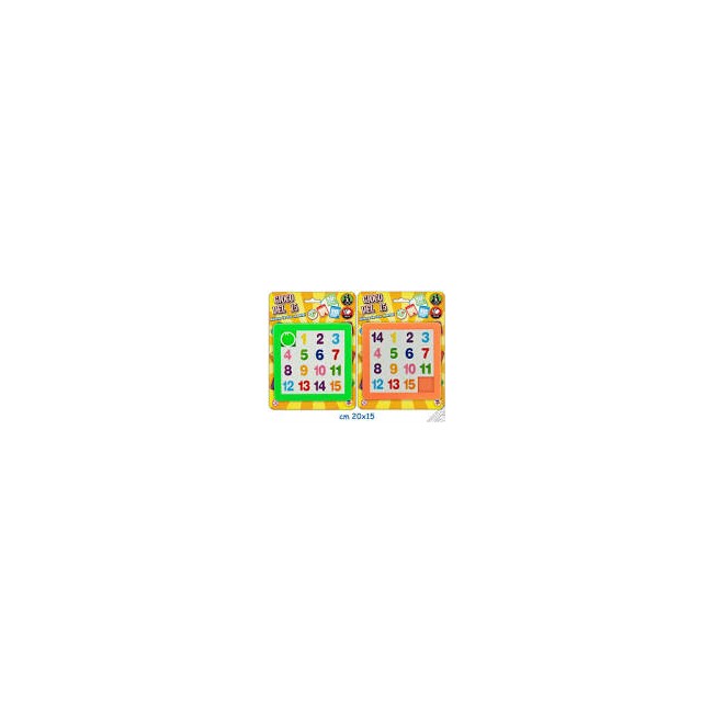 Gioco del 15 assortimento colori TEOREMA