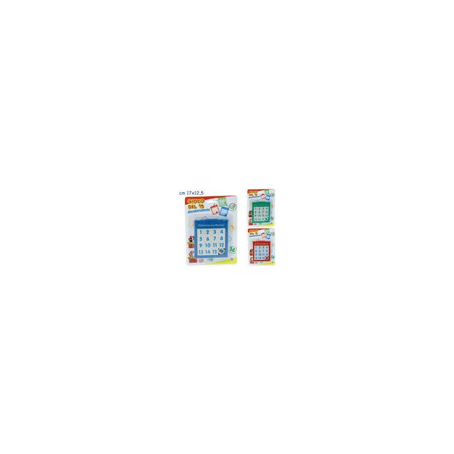 Gioco del 15 assortimento colori TEOREMA