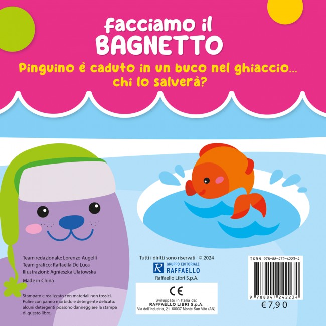 Libro da bagno con Pinguino -...