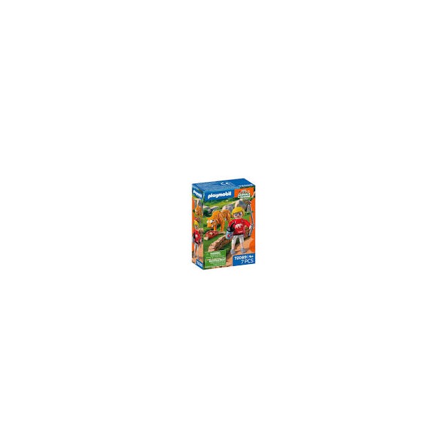 Tigre e Visitatore ZOO Playmobil 71089