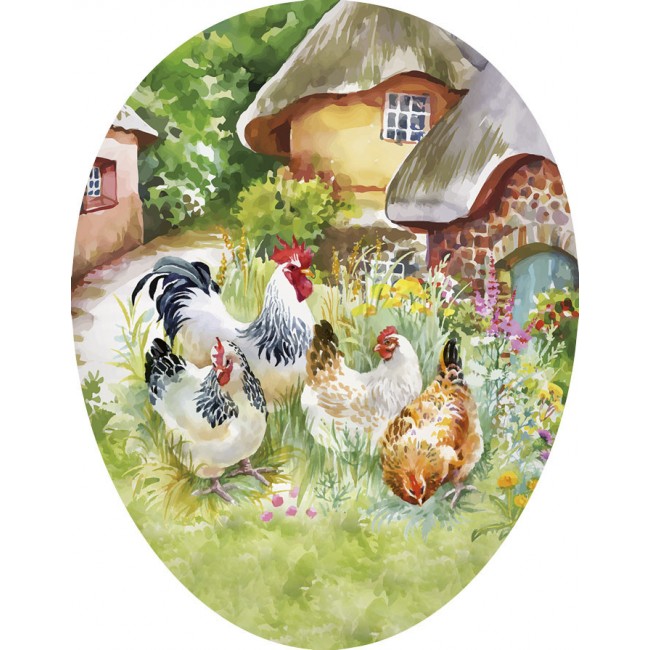 Uovo di cartone 35 cm - Nestler