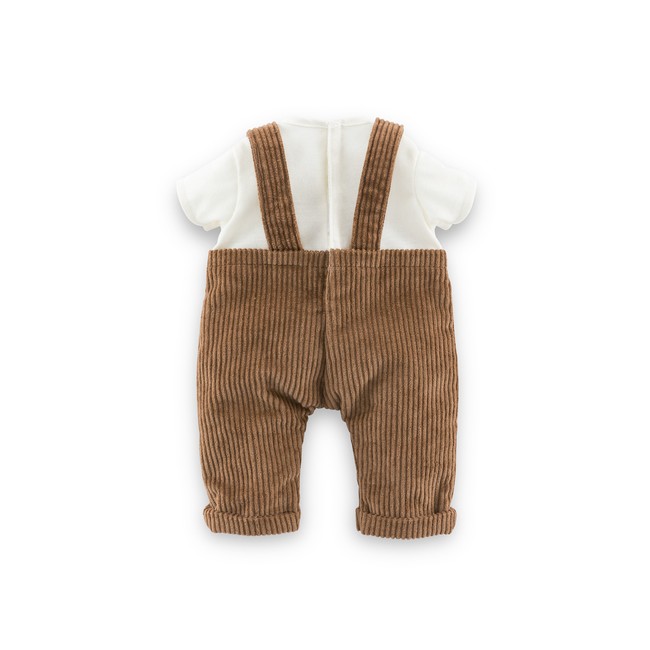 Salopette orsetto e maglietta 30 cm -...