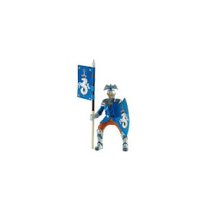Cavaliere medievale blu con...