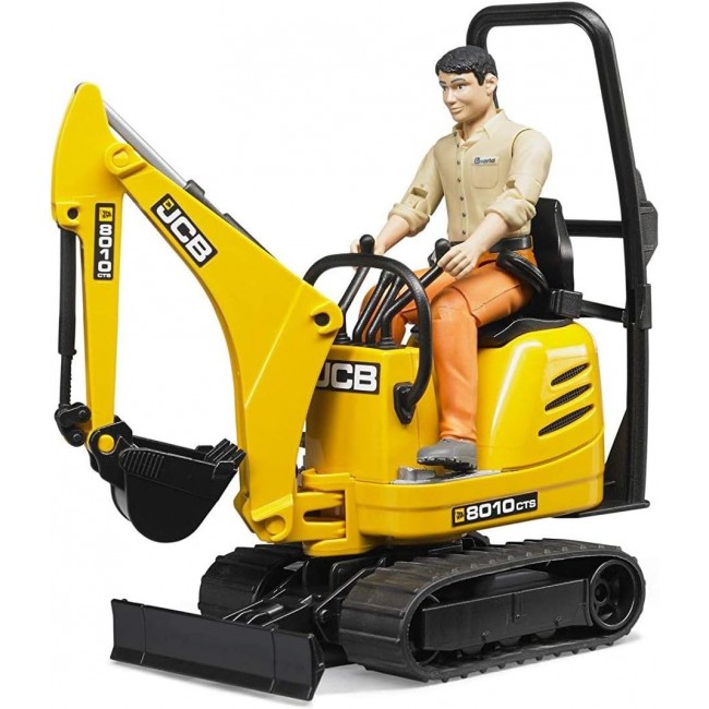 Micro escavatore con operaio edile -...