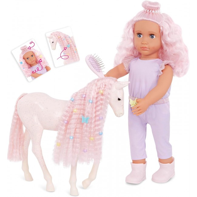 Elara e Lumina  bambola e cavallo -...