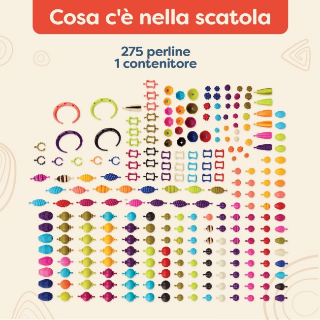 Perline a scatto - Battat