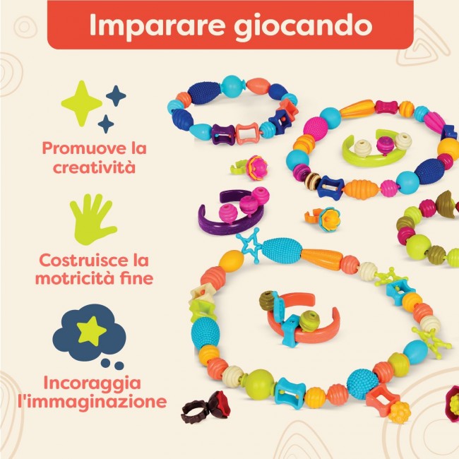 Perline a scatto - Battat