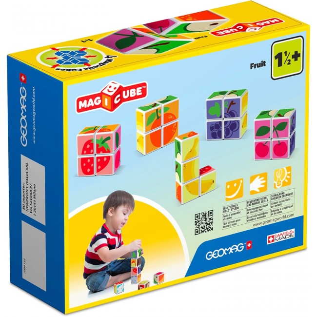 Cubi magnetici Frutta - Geomag