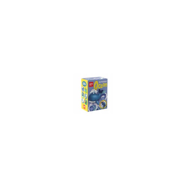 Puzzle 3D ocean balena APLI KIDS