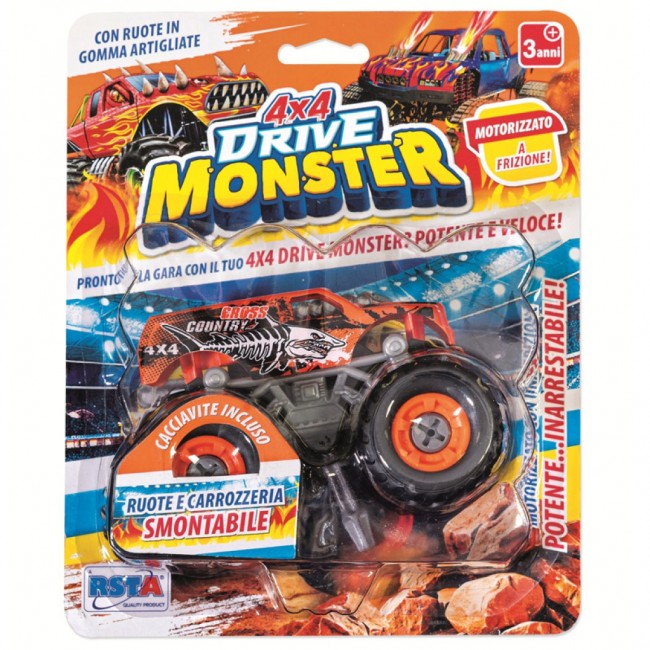 Auto 4x4 drive monster a frizione