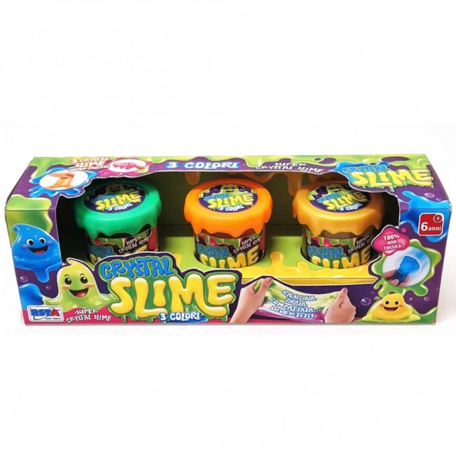 Crystal Slime set 3 vasetti