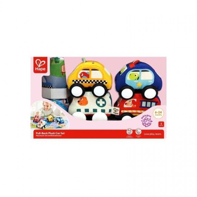Set auto in stoffa con pista - Hape
